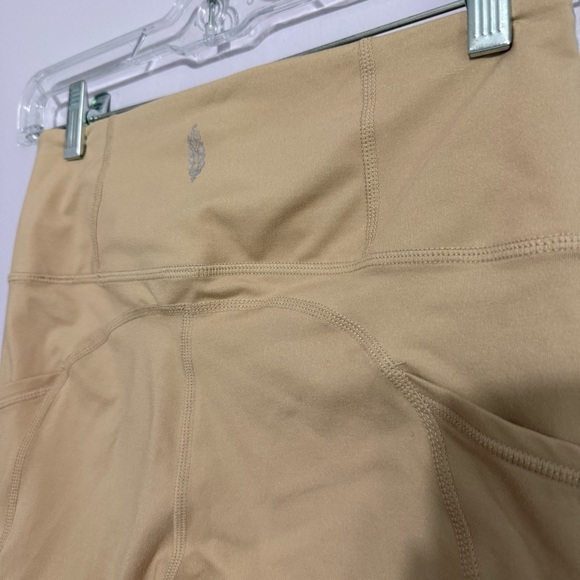 Free People Movement Khaki Colored Women’s Leggings Size Small - Picture 3 of 9
